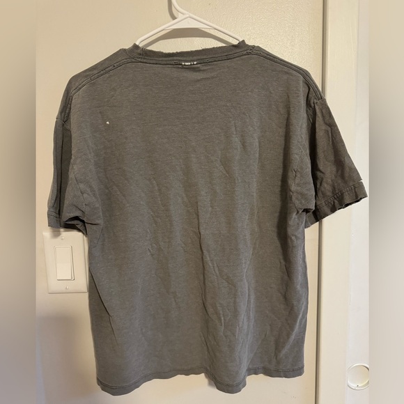 Booty-licious Rhinestone Boxy Short Sleeve Tee Women’s Small Y2K Mcbling Grey - Picture 5 of 12